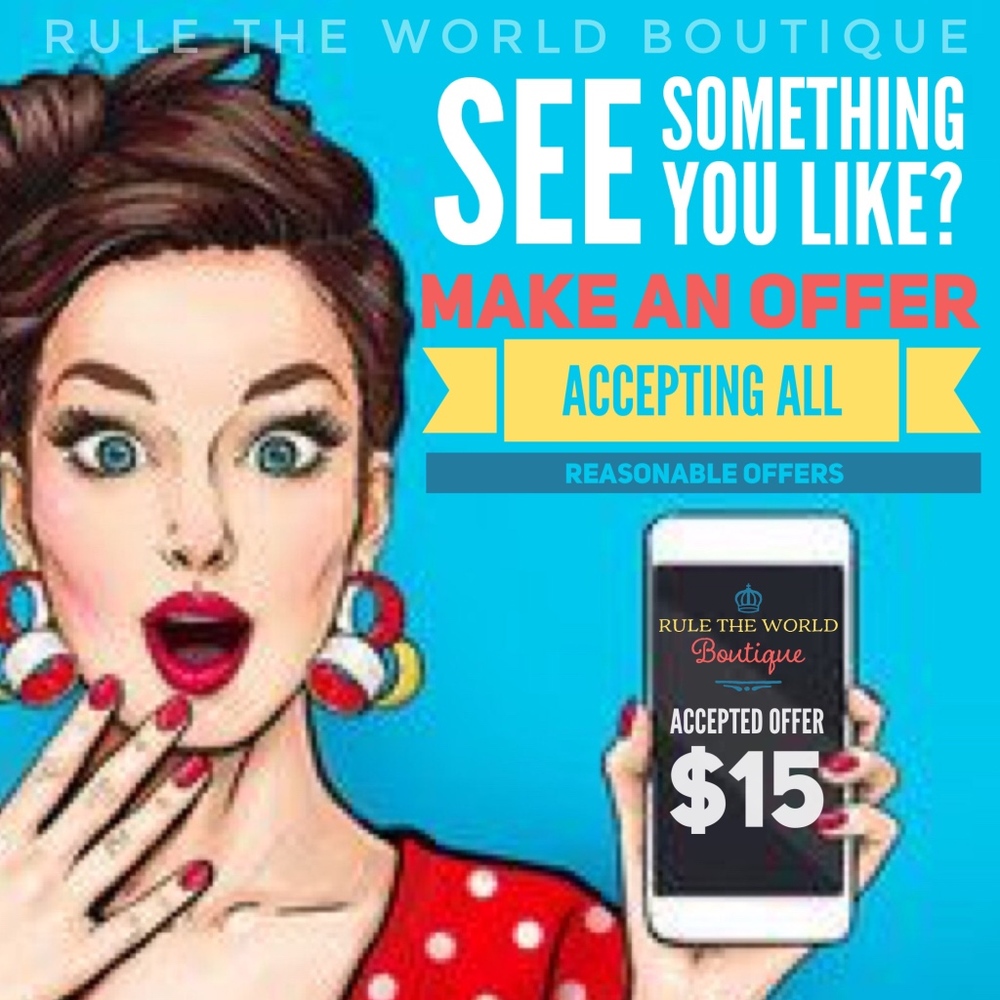 ❤️ I LOVE OFFERS ❤️ Make An Offer!!!